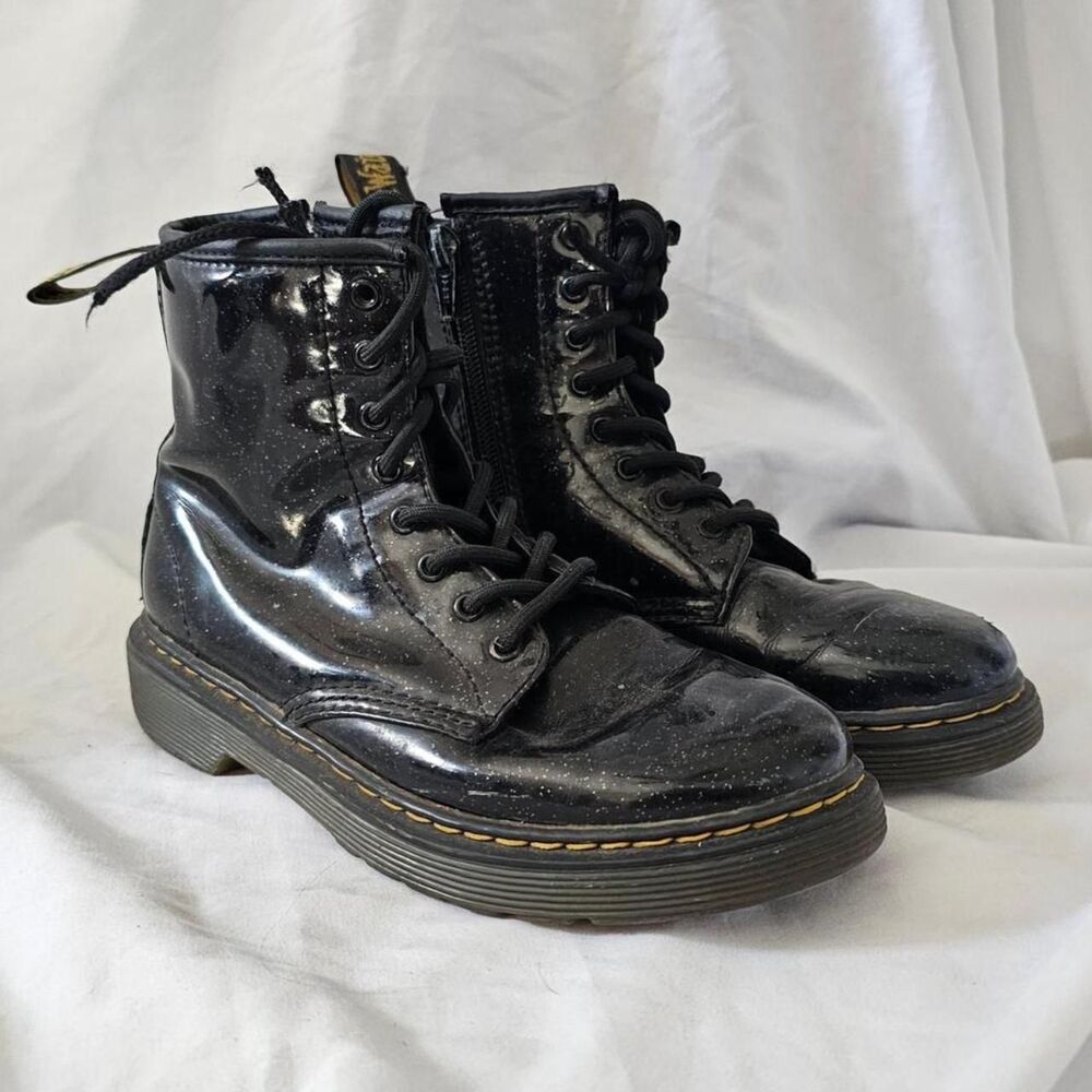 girls toddler sparkly doc martens boots